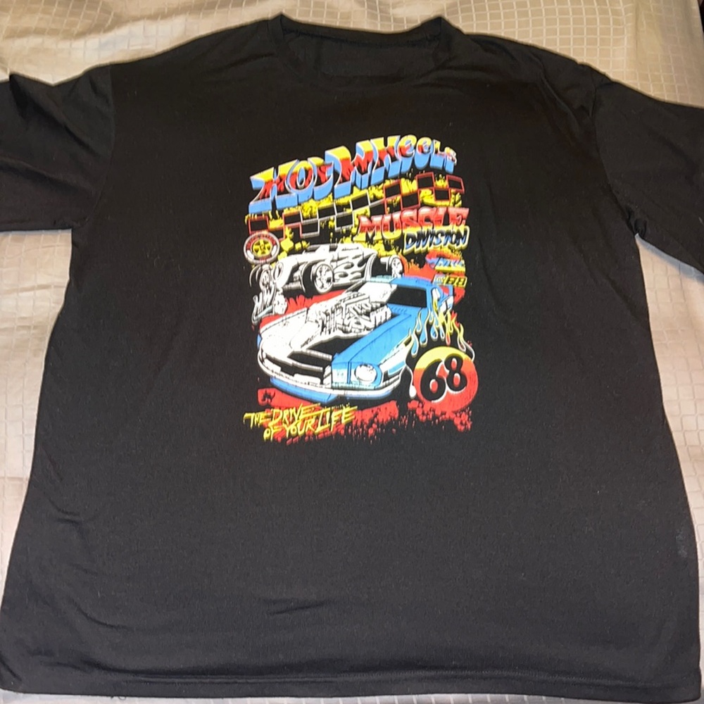 Size Medium Shein shirt with hot wheels logo